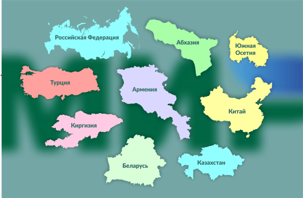 Карта мир работает в казахстане. Мир страны где принимают. Карта СНГ. Где принимаются карты мир страны. Политическая карта СНГ.