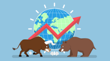 бык, медведь, биржа, котировки, рост