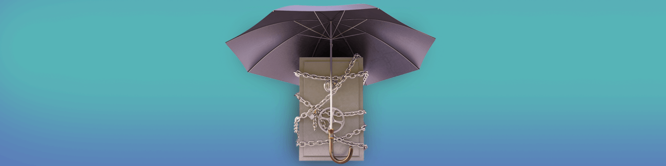 защита, замок, сейф, зонт