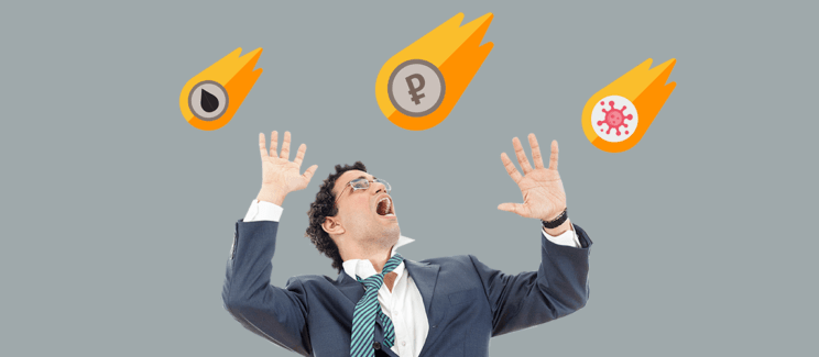 паника, вирус, рубль, падение, нефть