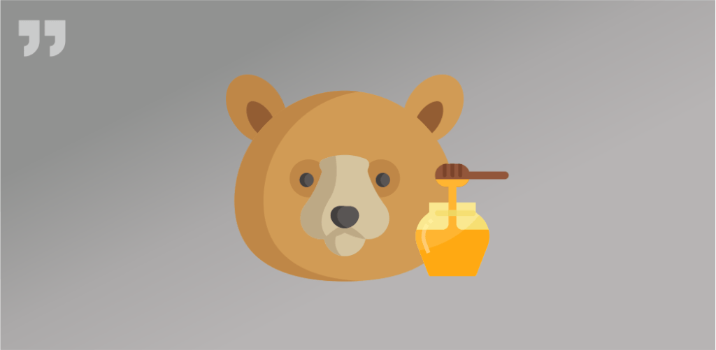 Медвежья услуга, медведь, мёд