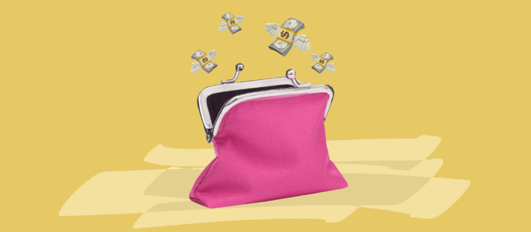 пустой кошелек, деньги