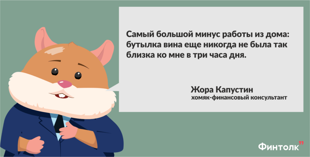 хомяк Жора Капустин финансовый консультант