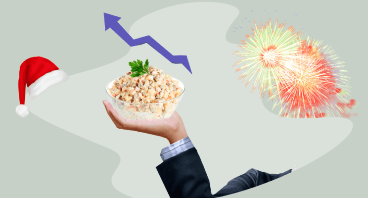 Индекс оливье и селедки под шубой: Как не переплатить за новогодний стол