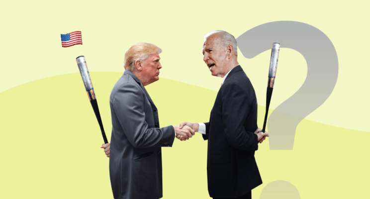 Трамп Байден вопрос США выборы