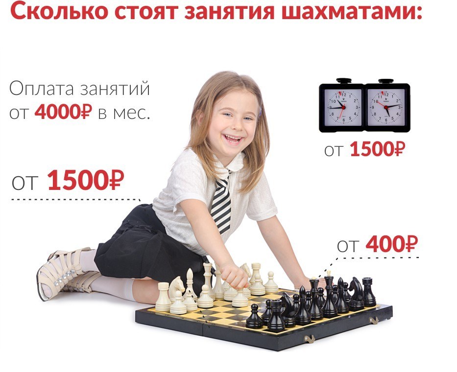 Сколько стоят занятия шахматами