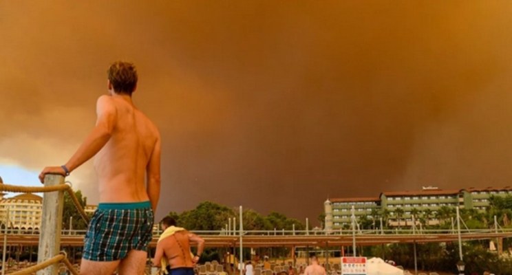 пожары в турции и российские туристы