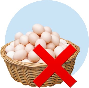 Правило 1. Не храните все яйца в одной ко