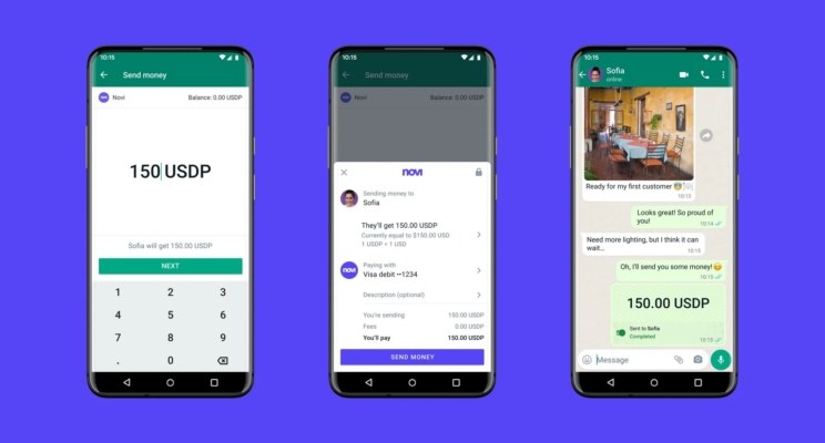 Whatsapp переводы денег
