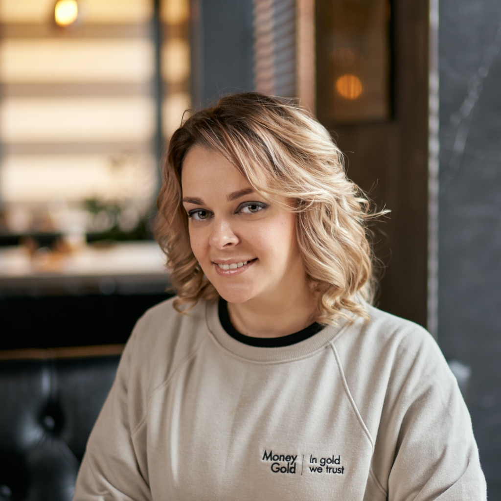 Наталья Красильникова, предприниматель, психолог, основательница онлайн-сервиса по переработке золота Moneygold
