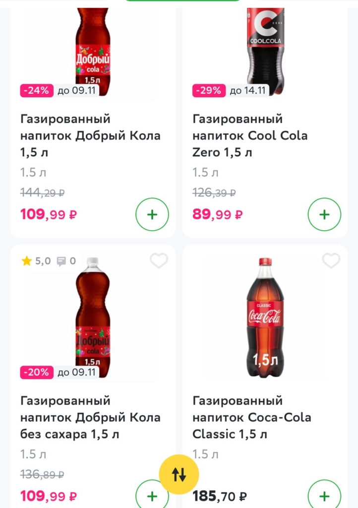 Россияне почти перестали покупать оригинальную колу: вот какие бренды ее заменили - изображение 158