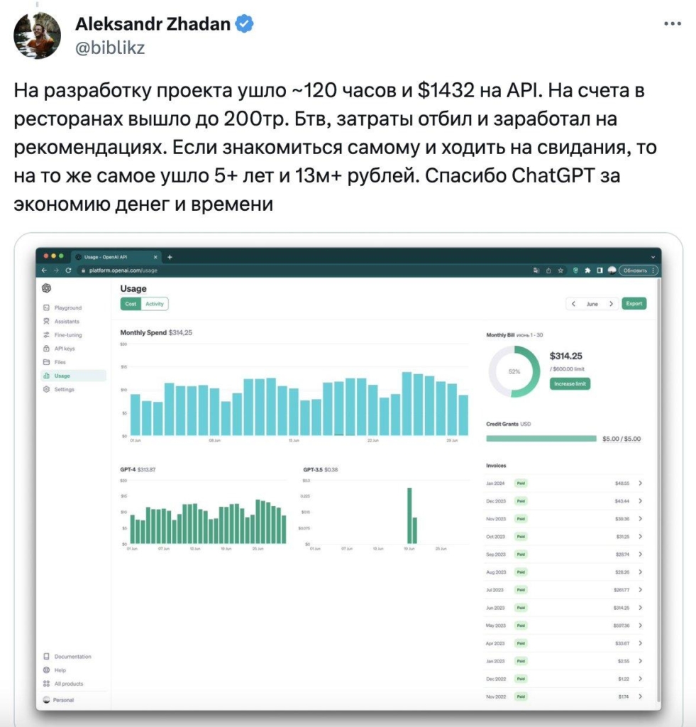 Парень сэкономил 13 млн рублей на бесперспективных свиданиях: вот как ему помог ИИ - изображение 93